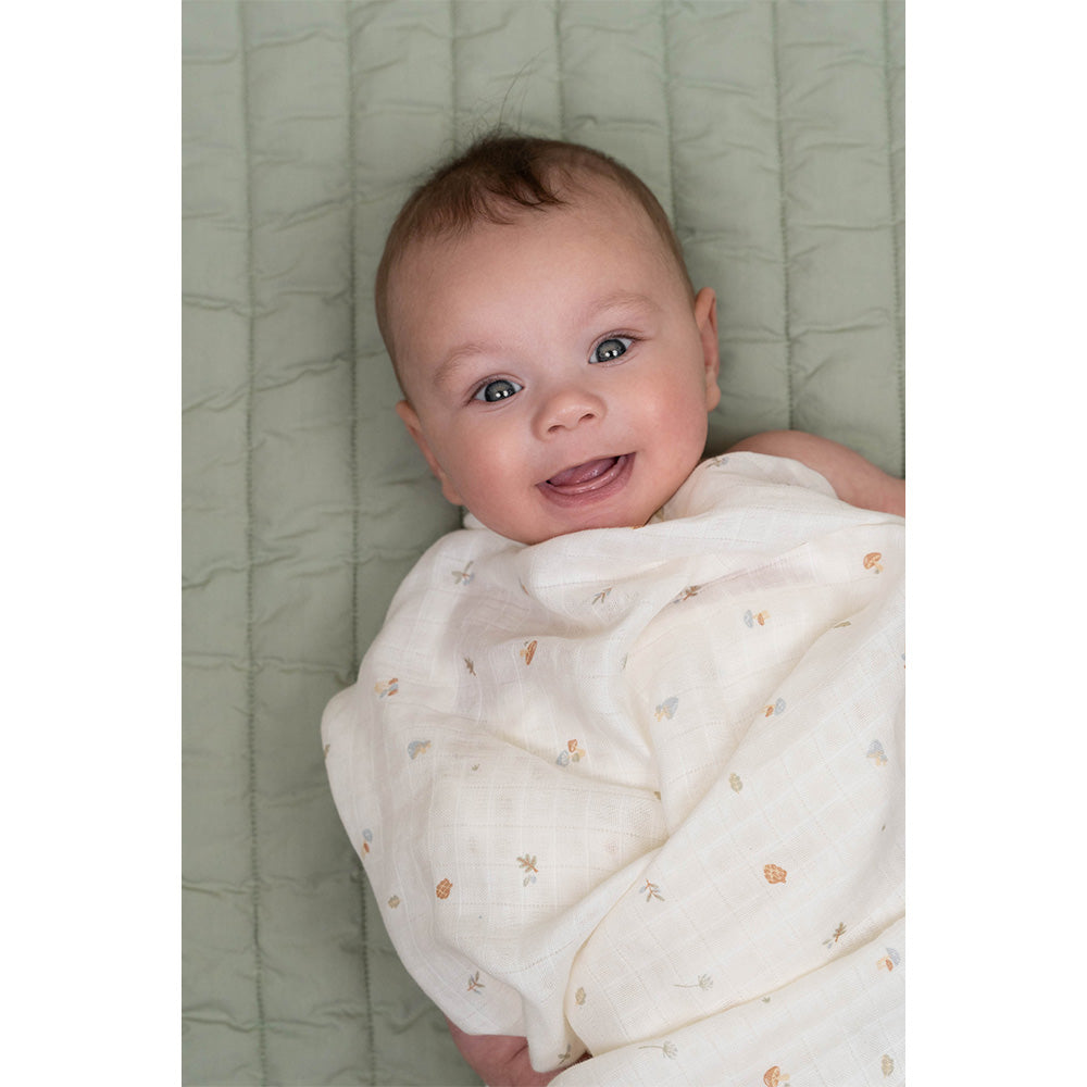 Little Dutch -  Swaddle - Forest Treasures & Sage (2 Pack)