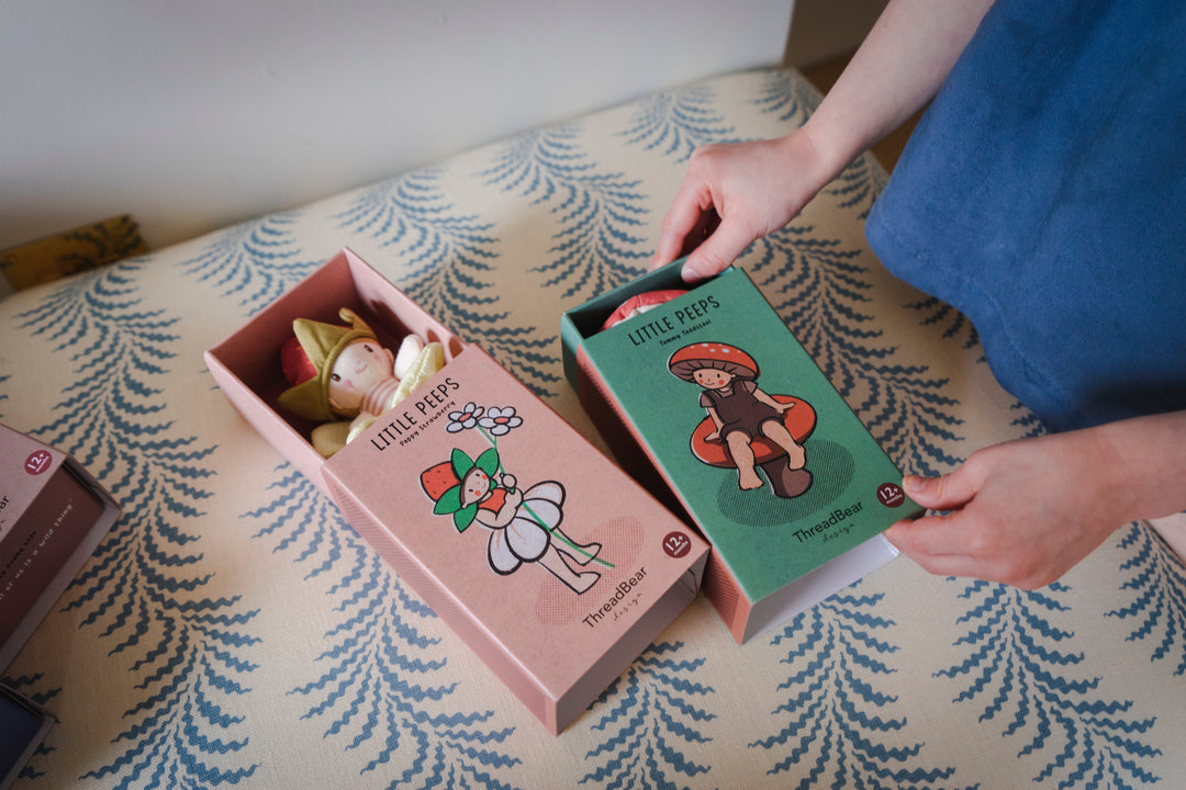 ThreadBare Design - Little Peeps Poppy Strawberry