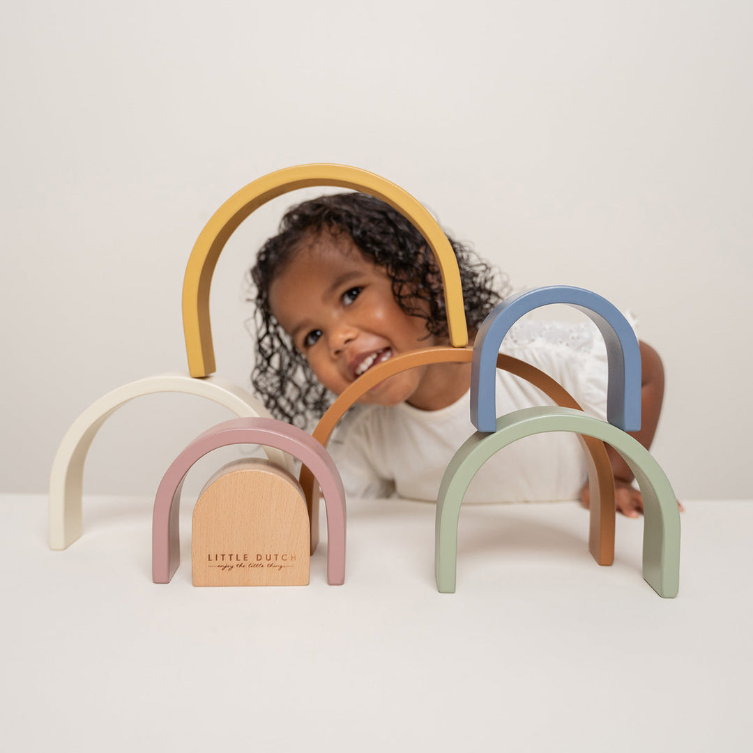 Little Dutch - Rainbow Stacker - Vintage – Mabel & Fox