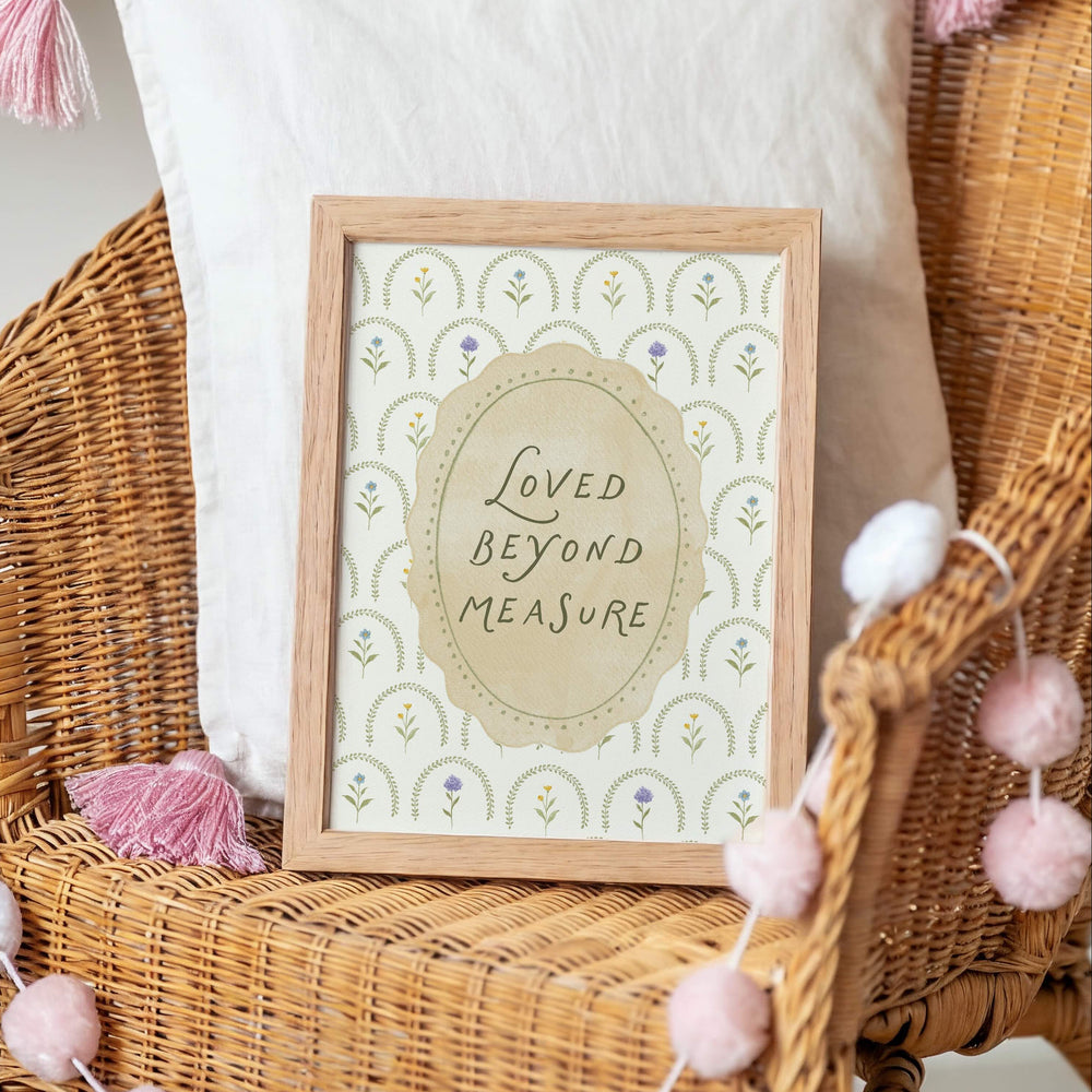 Mabel & Fox - Art Print - Loved Beyond Measure - Mabel & Fox