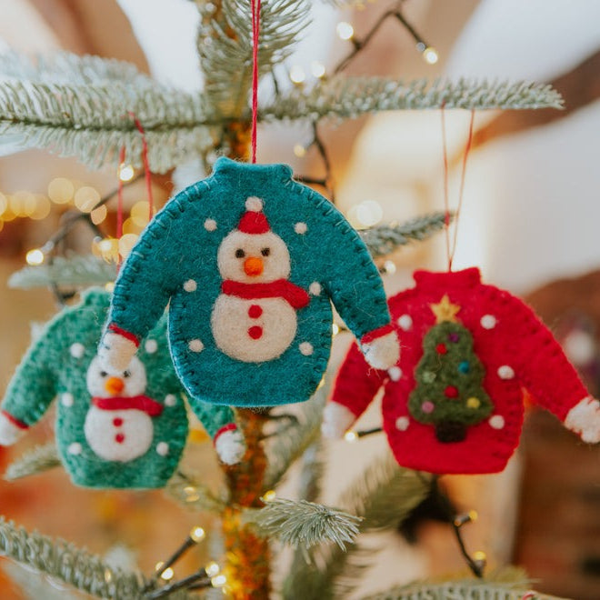 Fiona Walker - Christmas Decoration - Christmas Jumper - Mabel & Fox