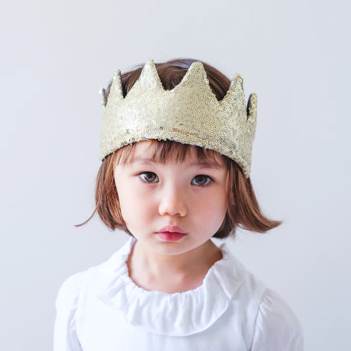 Mimi & Lula - Sequin Crown - Gold