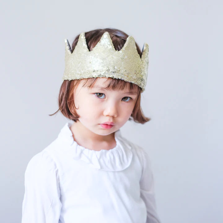 Mimi & Lula - Sequin Crown - Gold