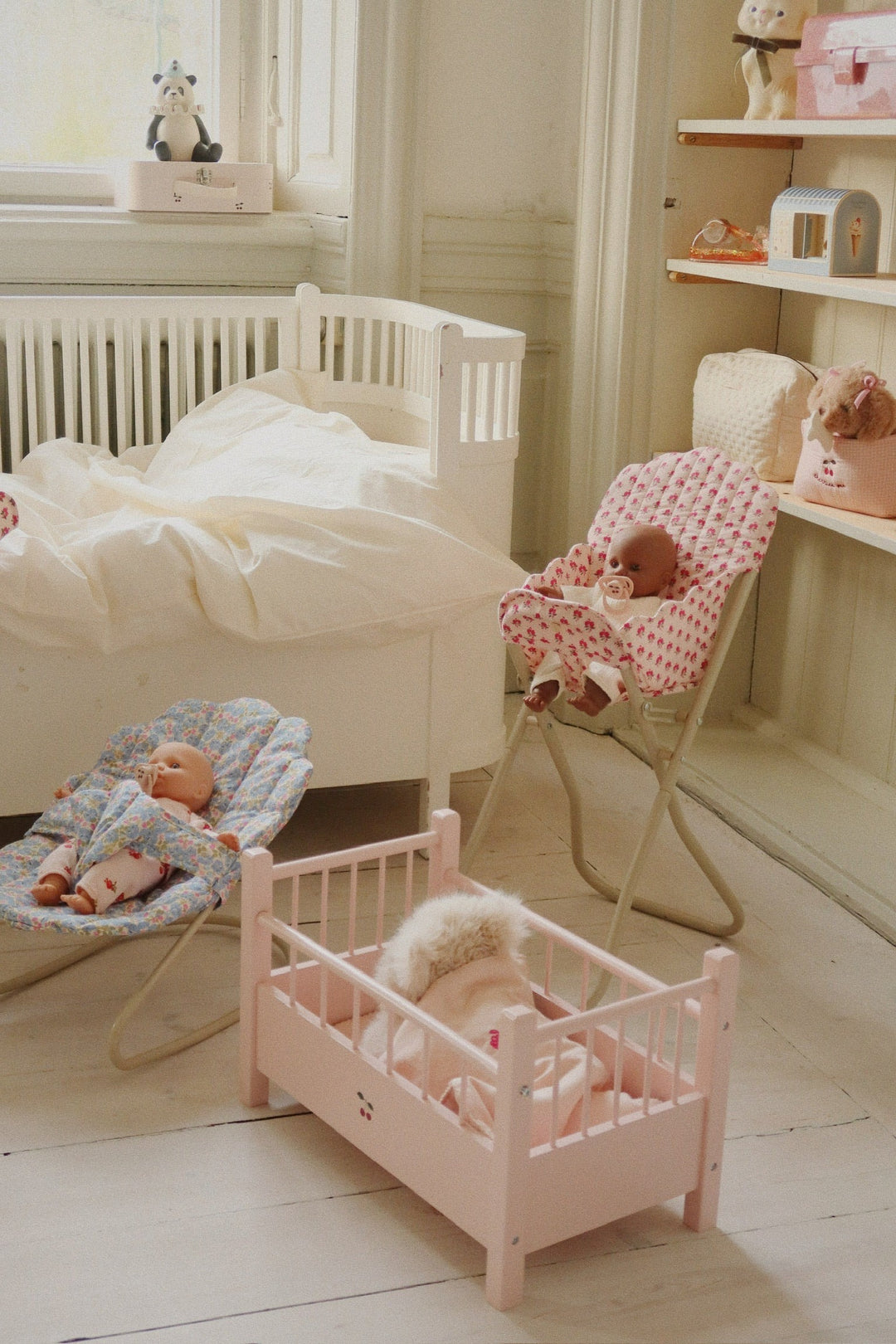 Konges Slojd - Dolls High Chair - Rosie Rose