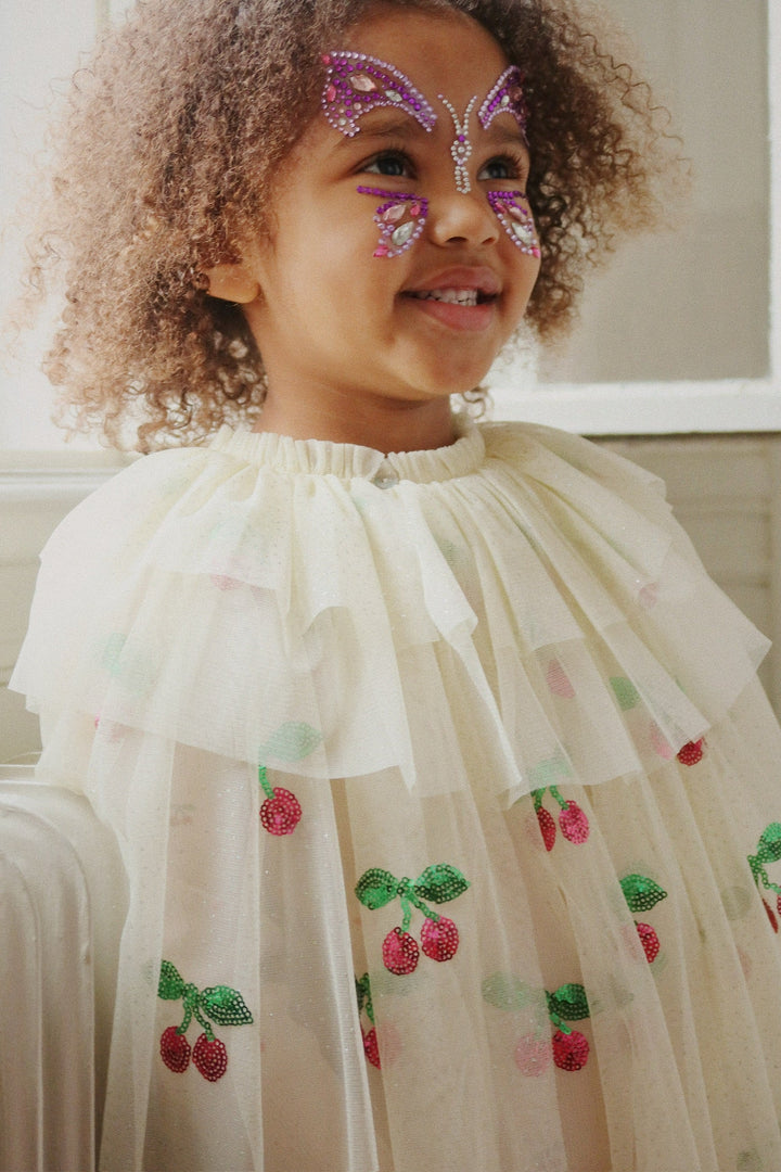 Konges Slojd - Butterfly Face Jewels - Purple Rain