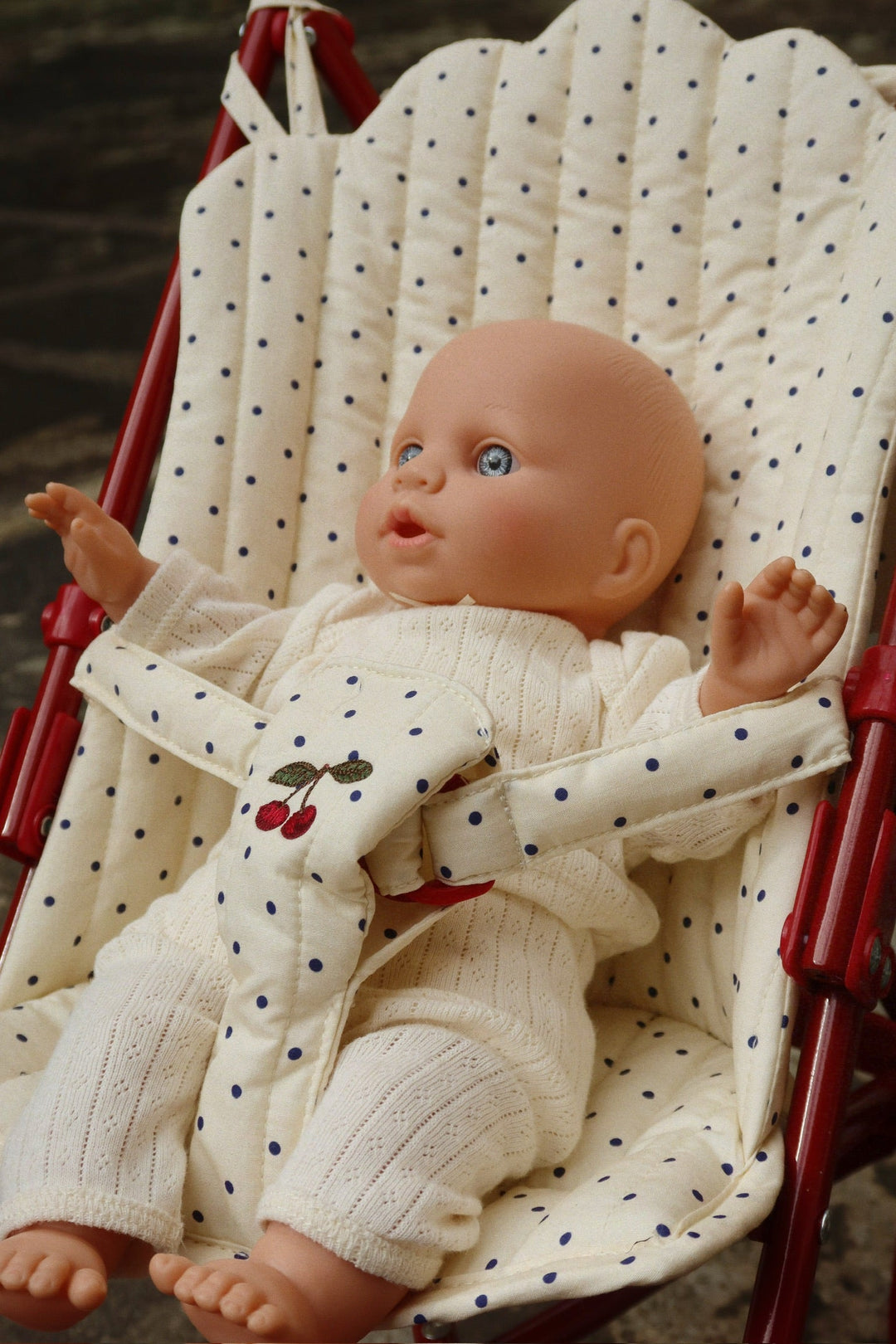 Konges Slojd – Doll Stroller – Estate Dot - Mabel & Fox