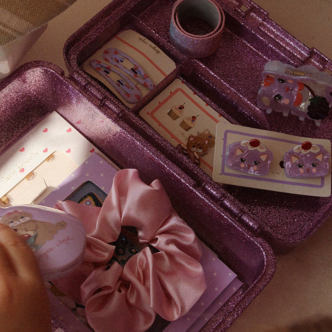 Konges Slojd - Glam Me Up Suitcase - Amour Pink - Mabel & Fox