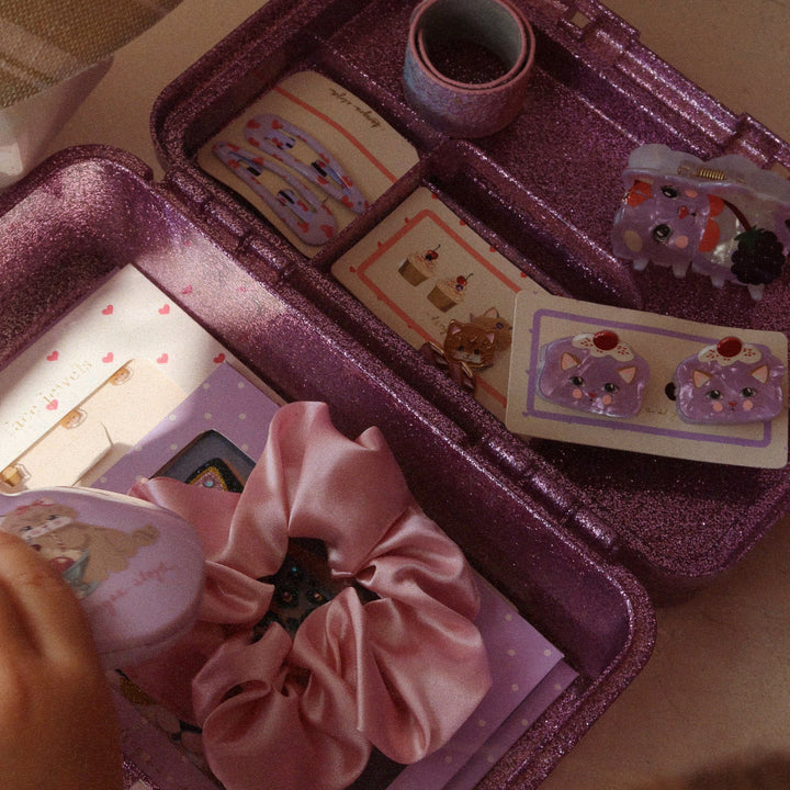 Konges Slojd - Glam Me Up Suitcase - Amour Pink - Mabel & Fox