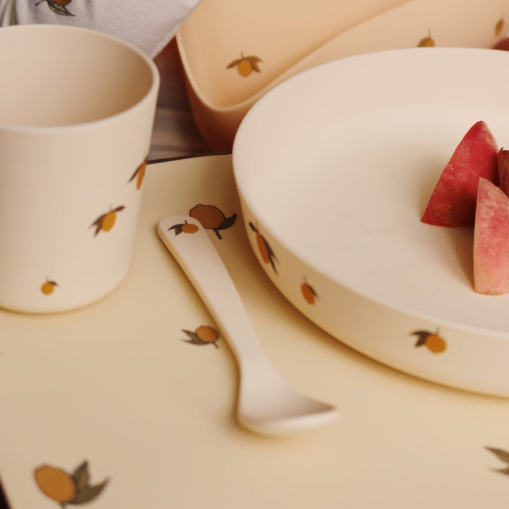Konges Slojd - PLA Dinner Set - Lemon - Mabel & Fox