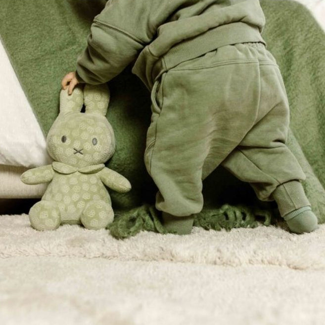 Little Dutch x Miffy - Cuddle Toy - Green Flower 30cm