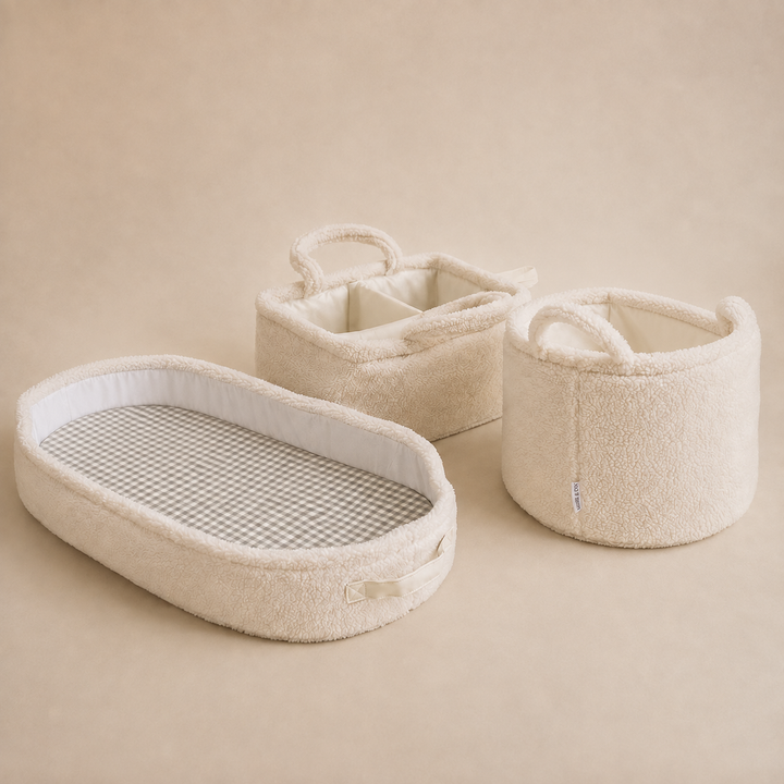 Mabel & Fox - 3pcs Teddy Nursery Bundle - Milk