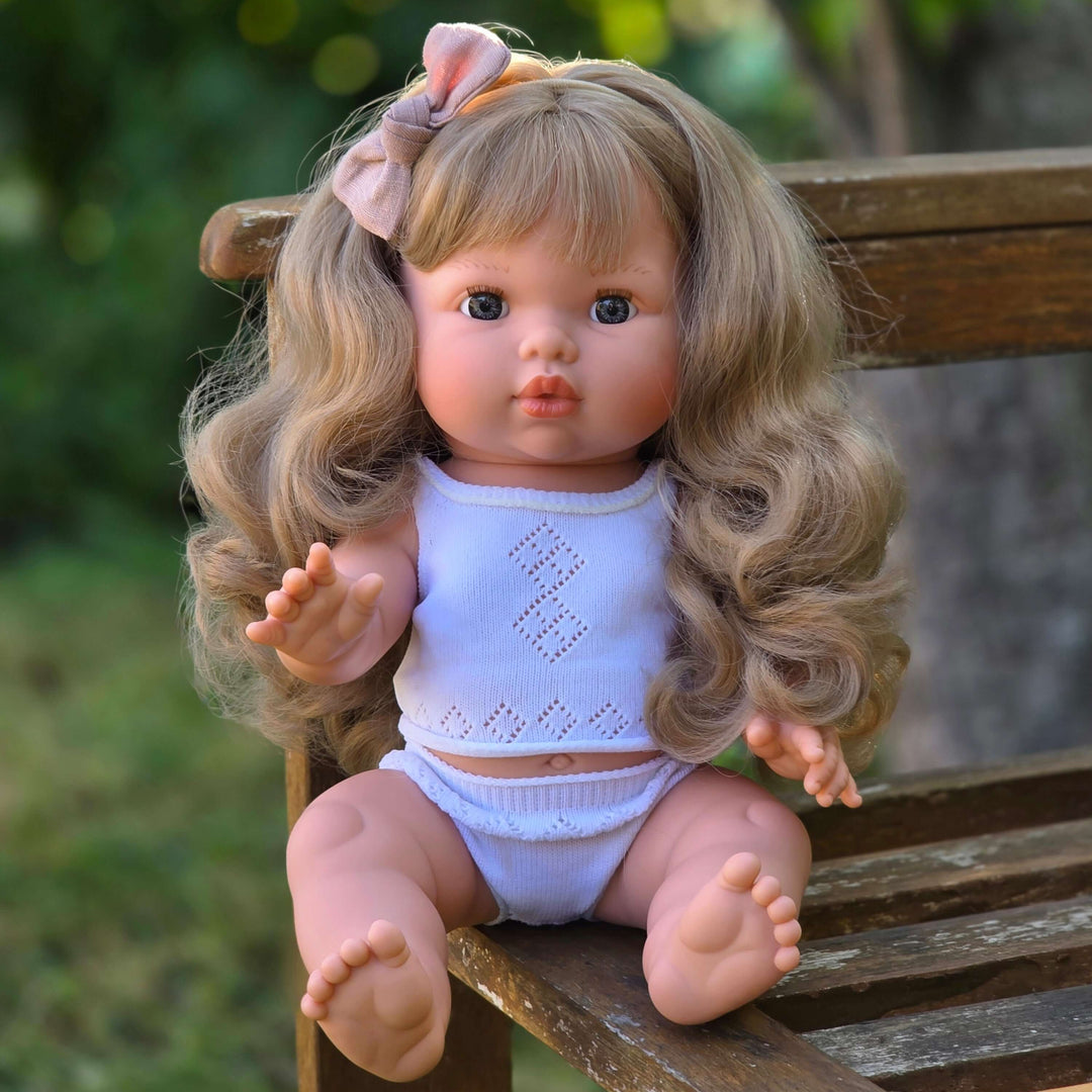 Mini Colettos - Lyla - Blonde Hair with Blue Eyes