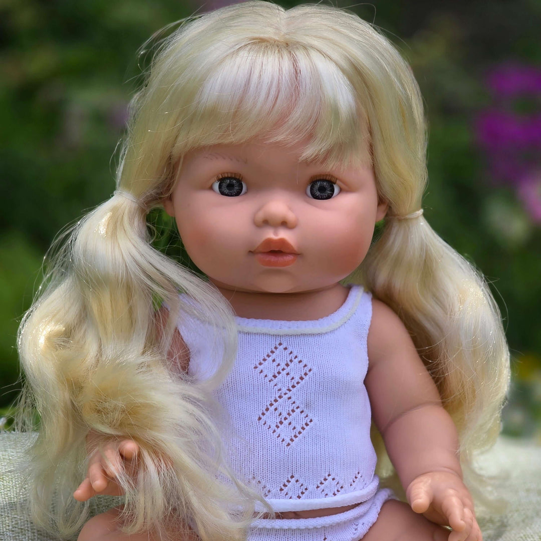 Mini Colettos - Sage - Light Blonde Hair with Blue Eyes
