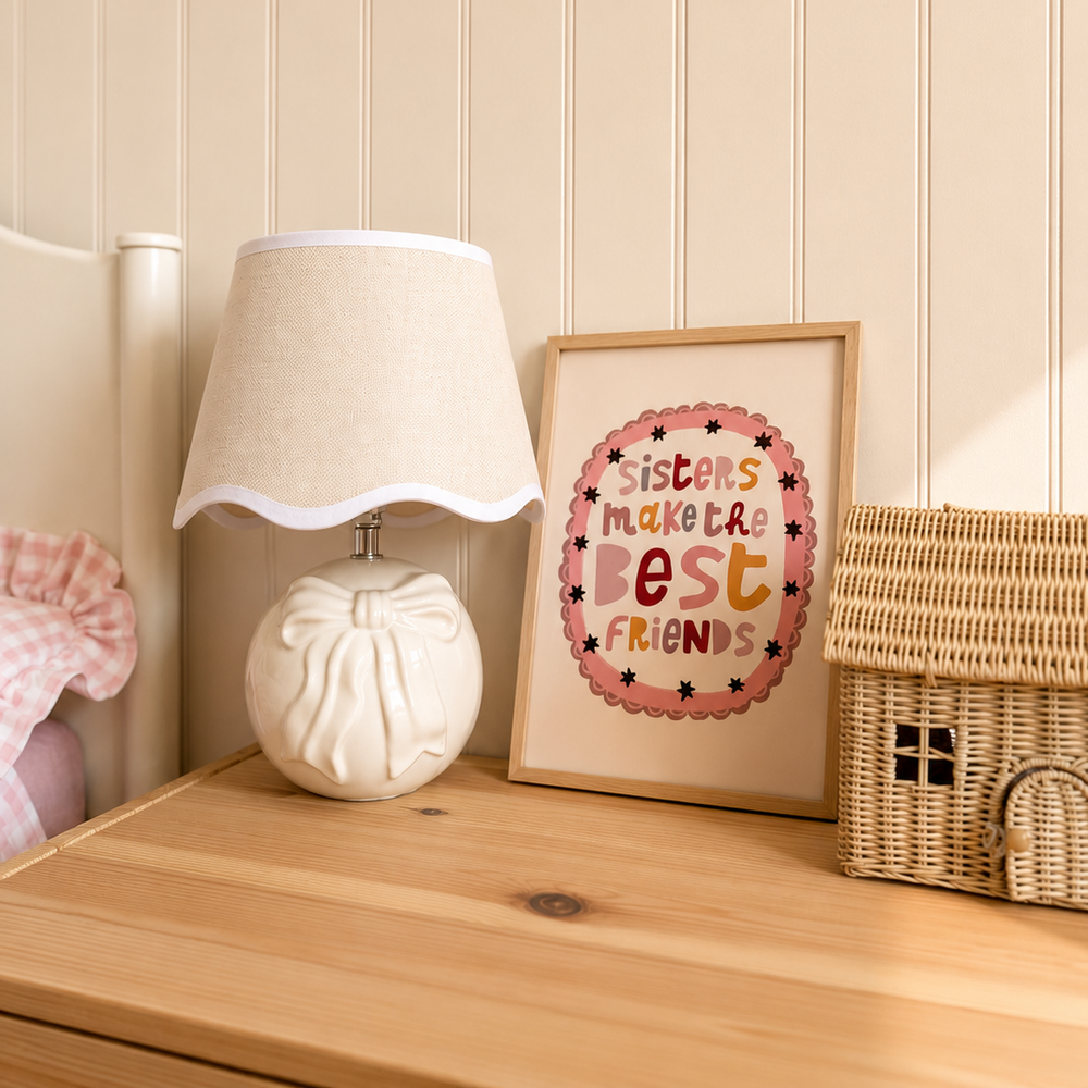 Lara & Kin - Art Print - Sisters Make The Best Friends - Exclusive to Mabel & Fox - Mabel & Fox