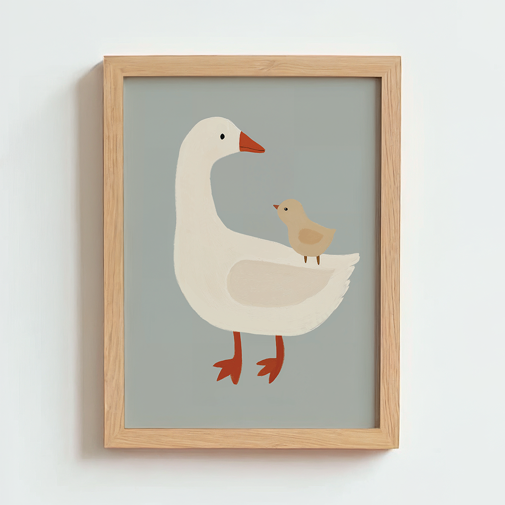 Mabel & Fox - Art Print - Mother Goose - Mabel & Fox