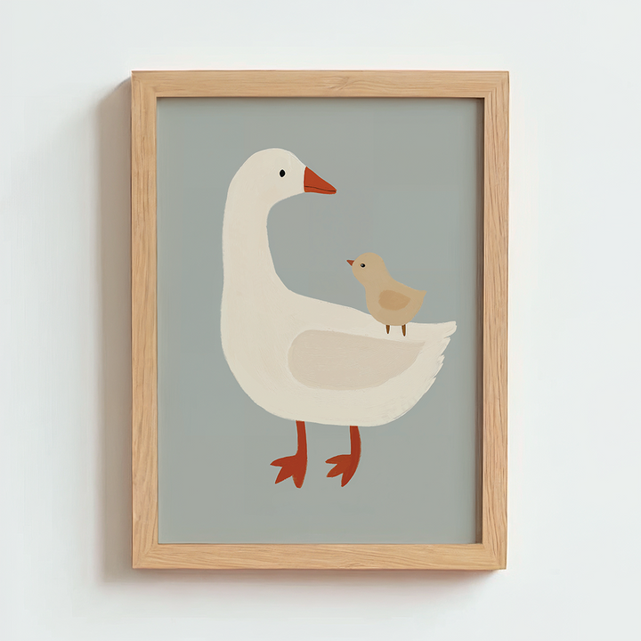 Mabel & Fox - Art Print - Mother Goose - Mabel & Fox