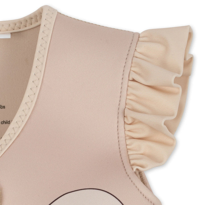 Konges Slojd - Neoprene Float Frill Vest - Swan - Mabel & Fox