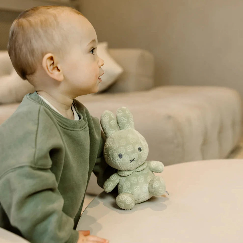 Little Dutch x Miffy - Cuddle Toy - Green Flower 20cm