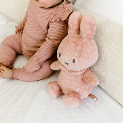 Little Dutch x Miffy - Cuddle Toy - Pink Flower 30cm