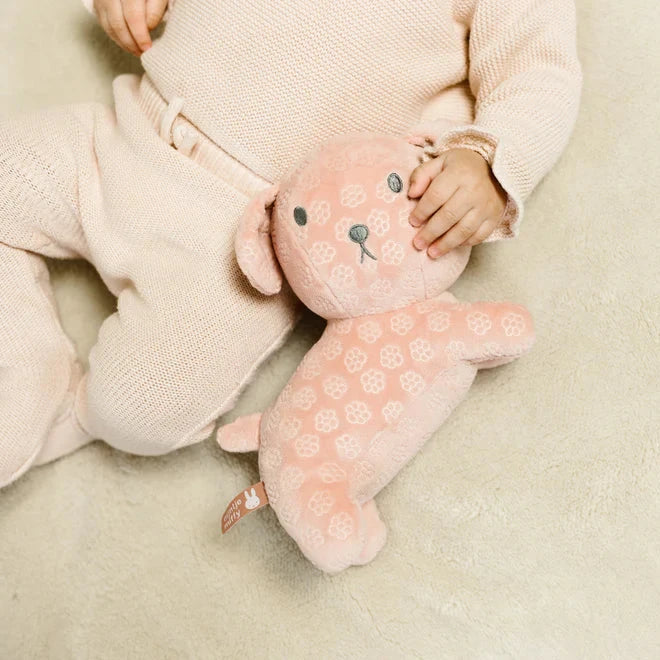 Little Dutch x Miffy - Snuffie Cuddle - Pink Flower 25cm