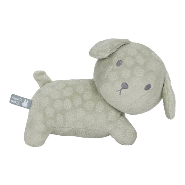 Little Dutch x Miffy - Snuffie Cuddle - Green Flower 25cm - Mabel & Fox