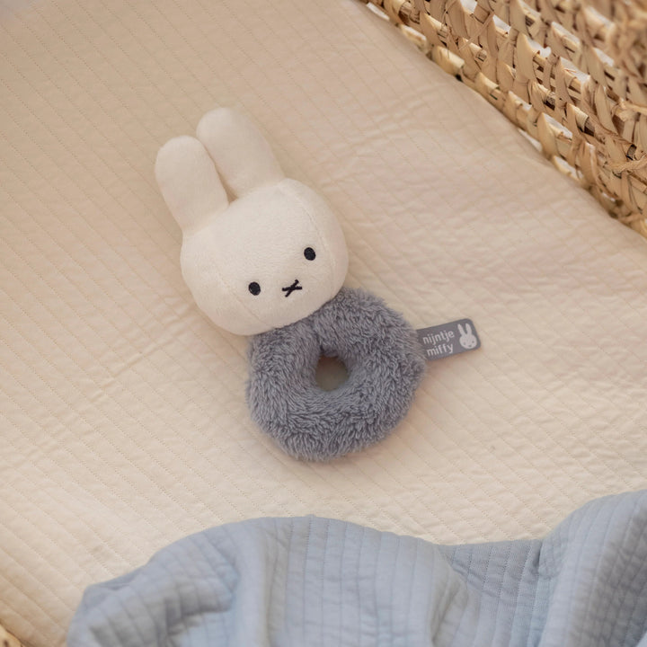 Miffy - Rattle - Fluffy Blue