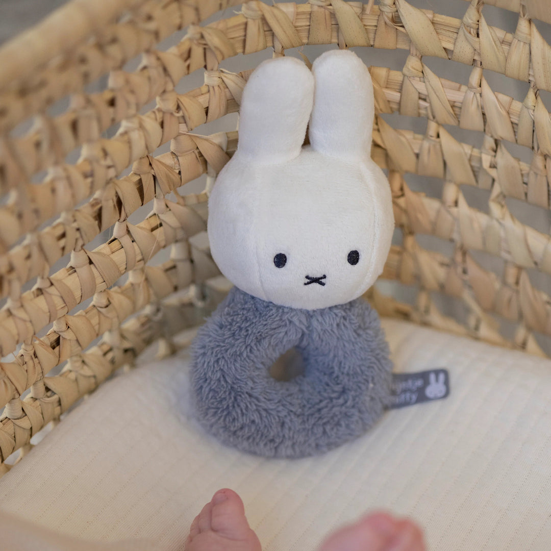 Miffy - Rattle - Fluffy Blue