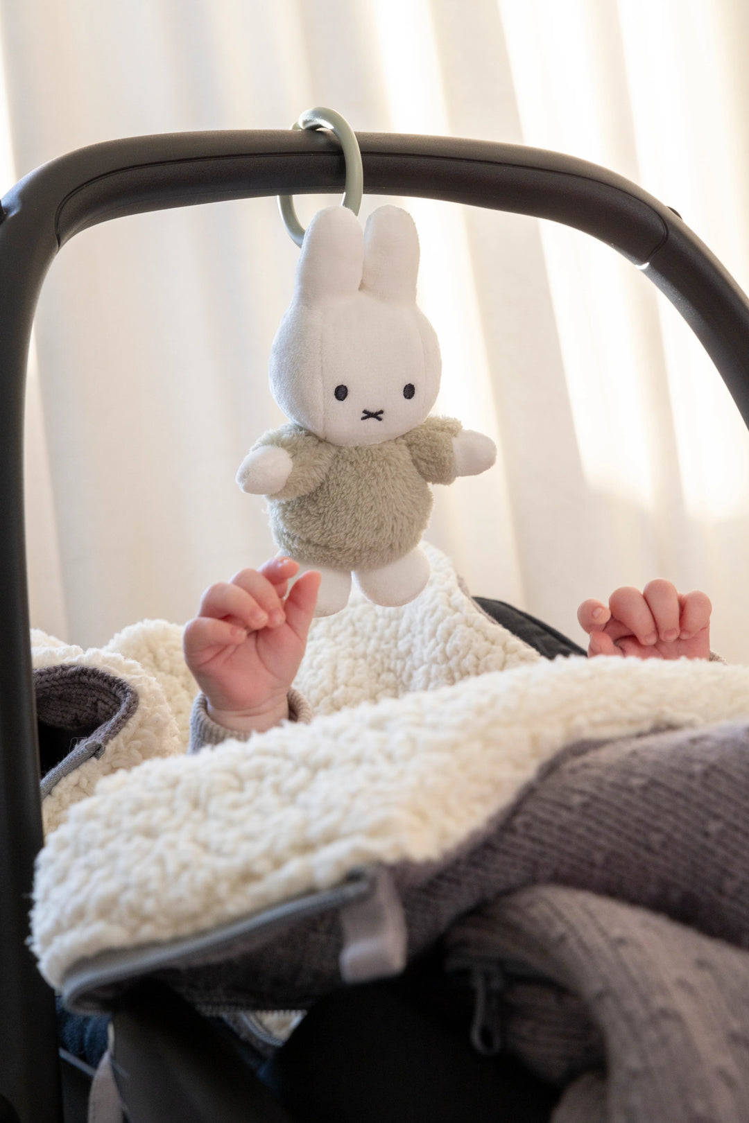 Miffy - Hanging Toy - Fluffy Green