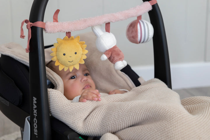 Miffy - Car Seat Toy - Fluffy Pink