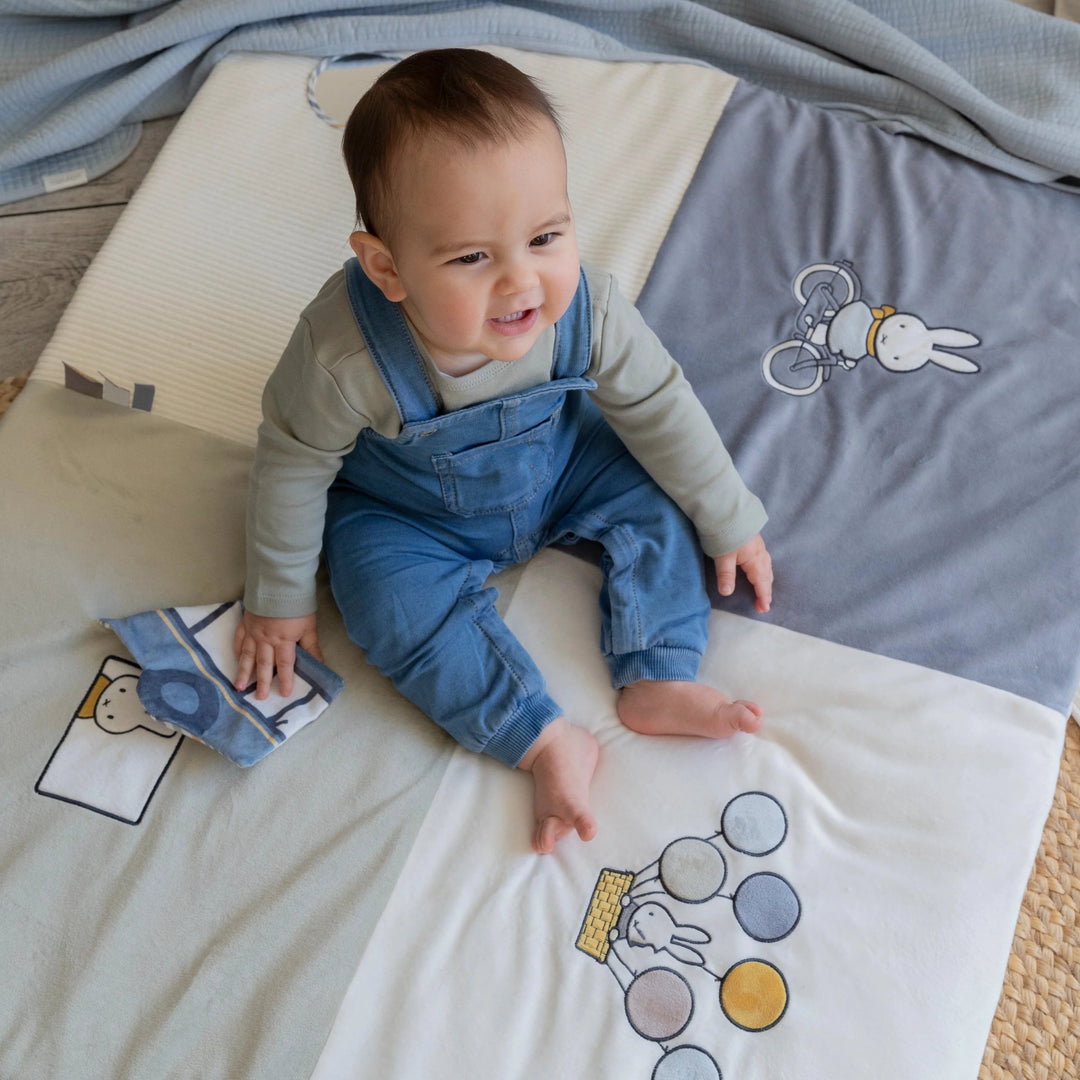 Miffy Play Mat Fluffy Blue Mabel Fox