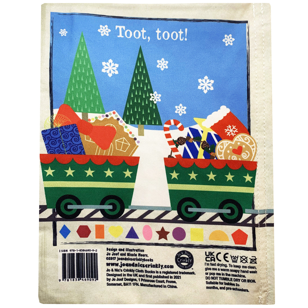 Jo & Nic's Crinkly Cloth Books - Christmas Shapes