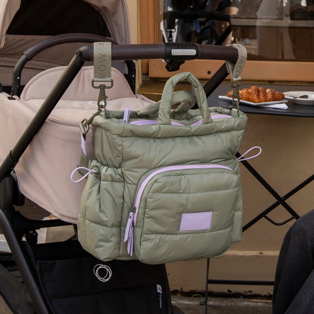 Avery Row - Baby Changing Tote Bag - Olive Green