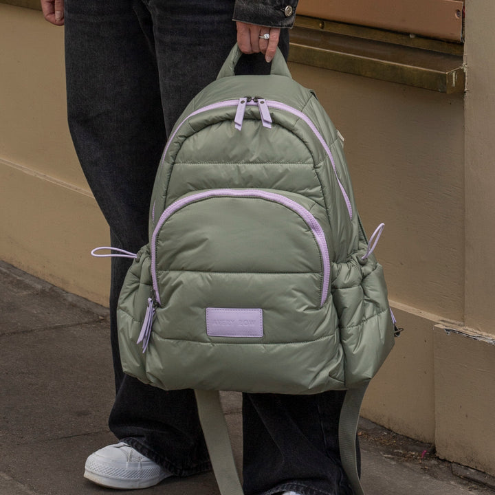 Avery Row - Baby Changing Backpack - Olive Green