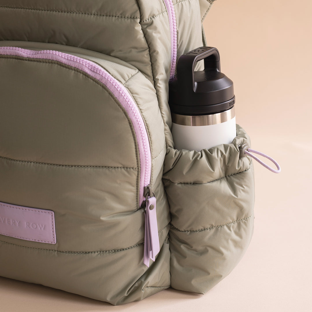 Avery Row - Baby Changing Backpack - Olive Green