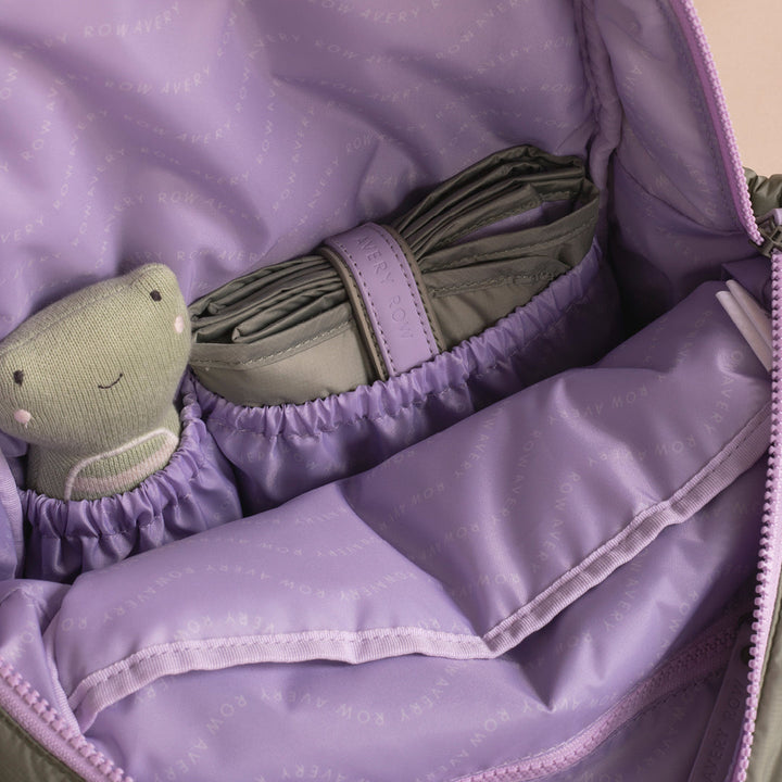 Avery Row - Baby Changing Backpack - Olive Green