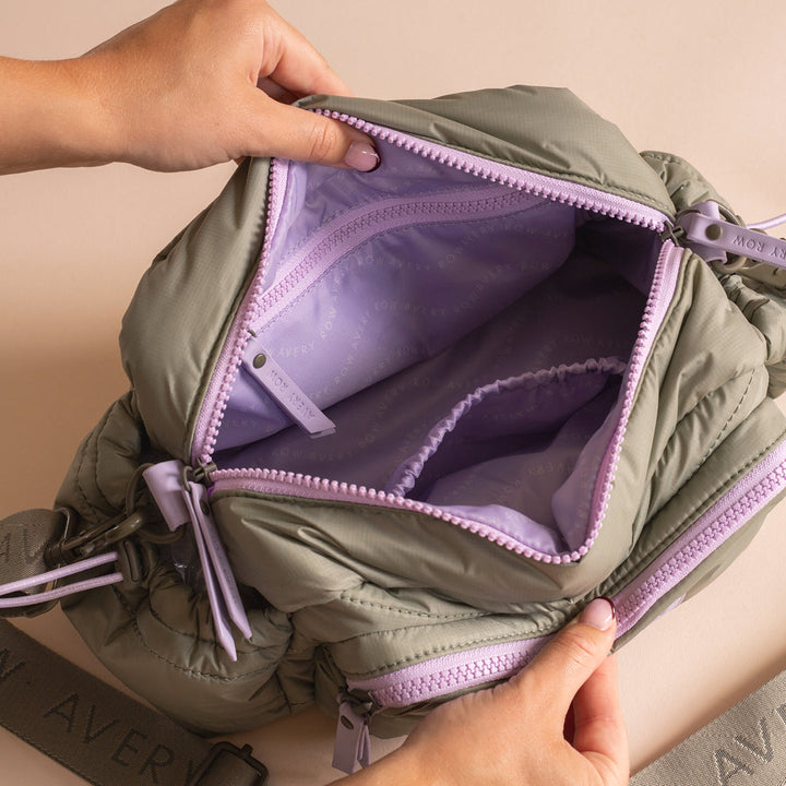 Avery Row - Pram Organiser Bag - Olive Green