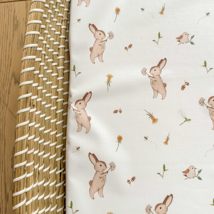 Mabel & Fox -  Basket Changing Mat - Bunny