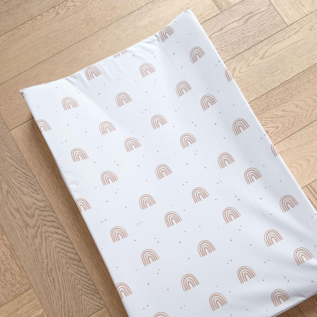 Mabel & Fox - Wedge Baby Changing Mat - Rainbows