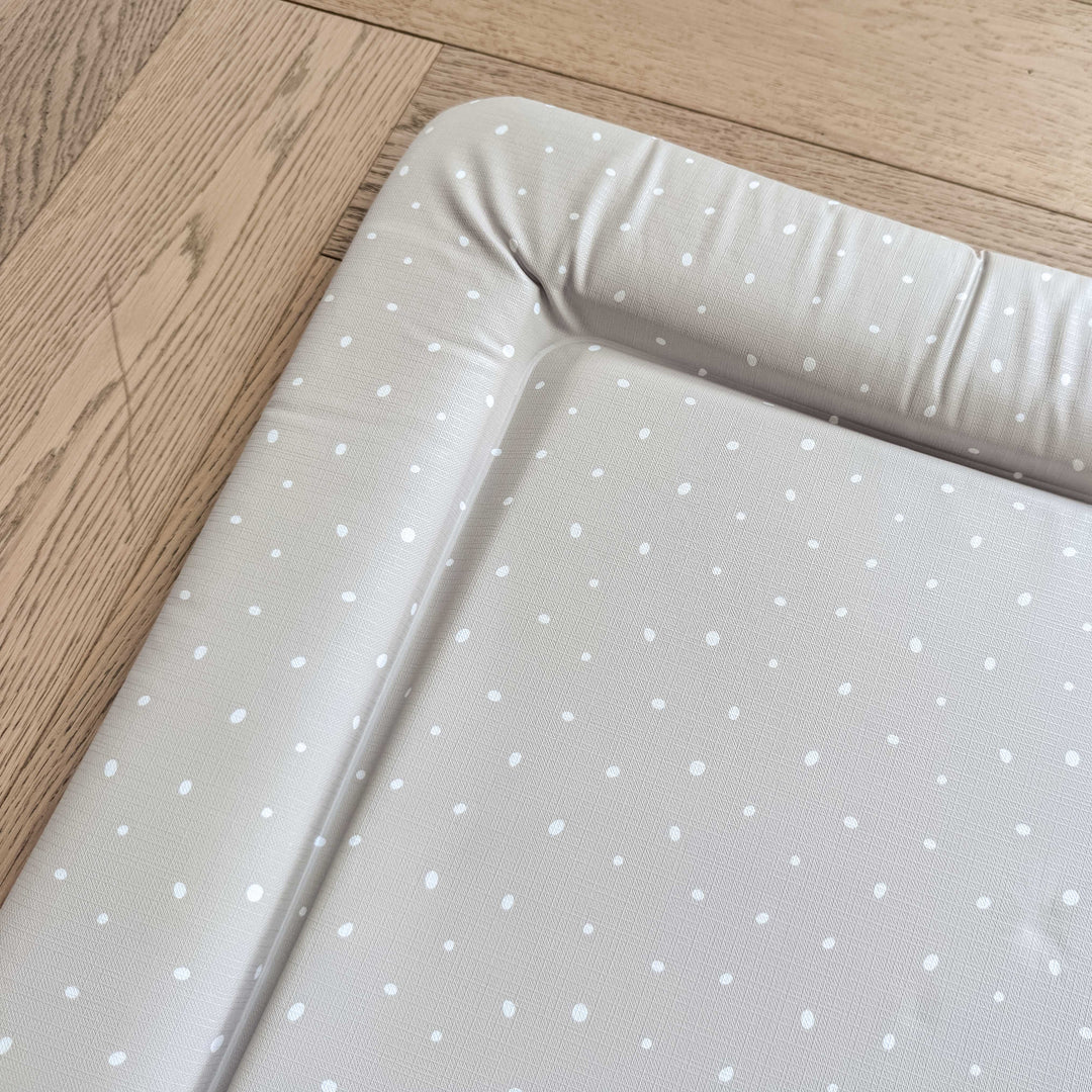 Mabel & Fox - Baby Changing Mat - Grey Spotty