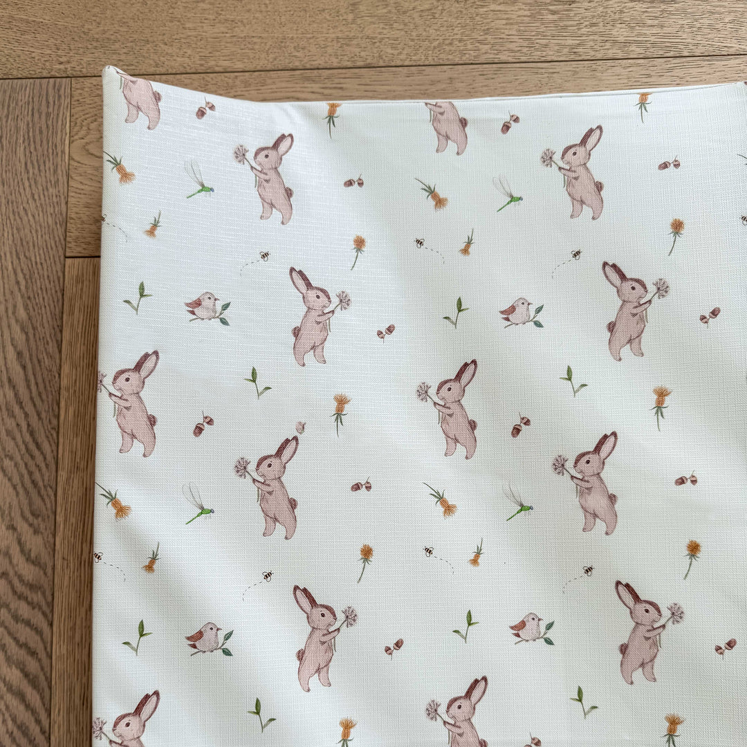 Mabel & Fox - Wedge Baby Changing Mat - Bunny