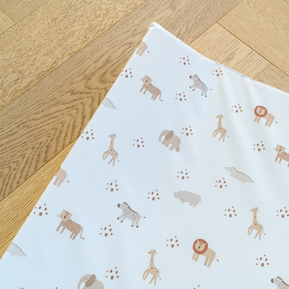 Mabel & Fox - Wedge Baby Changing Mat - Boho Safari - Mabel & Fox
