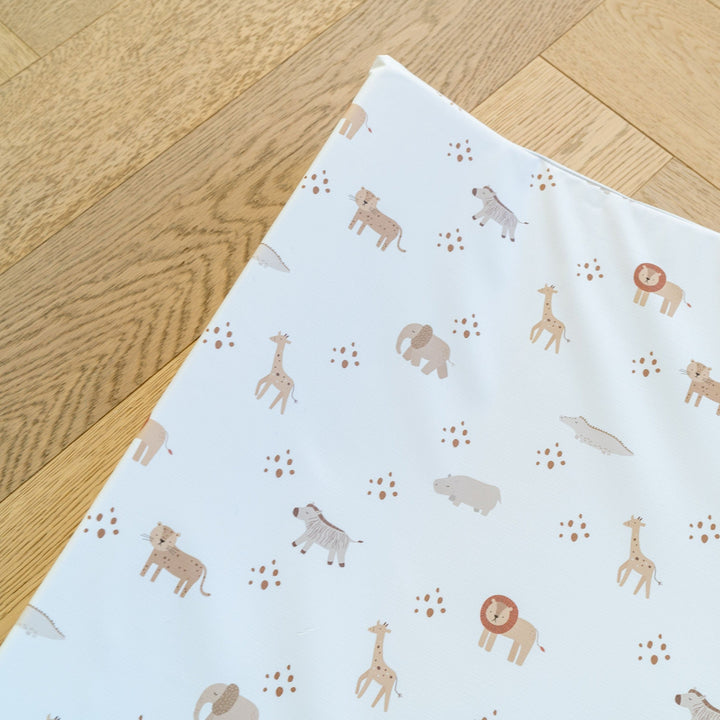 Mabel & Fox - Wedge Baby Changing Mat - Boho Safari - Mabel & Fox