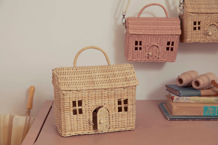 Olli Ella - Rattan Casa Clutch - Straw