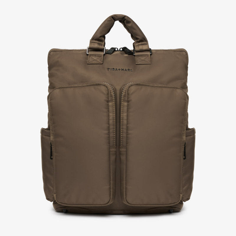 Ozzy Changing Tote / Backpack 2.0 Chocolate - Mabel & Fox