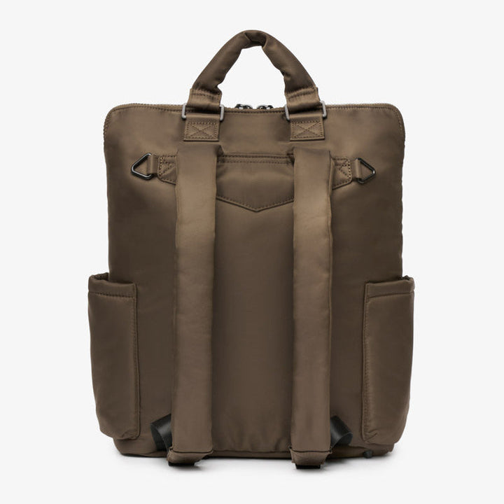 Ozzy Changing Tote / Backpack 2.0 Chocolate - Mabel & Fox