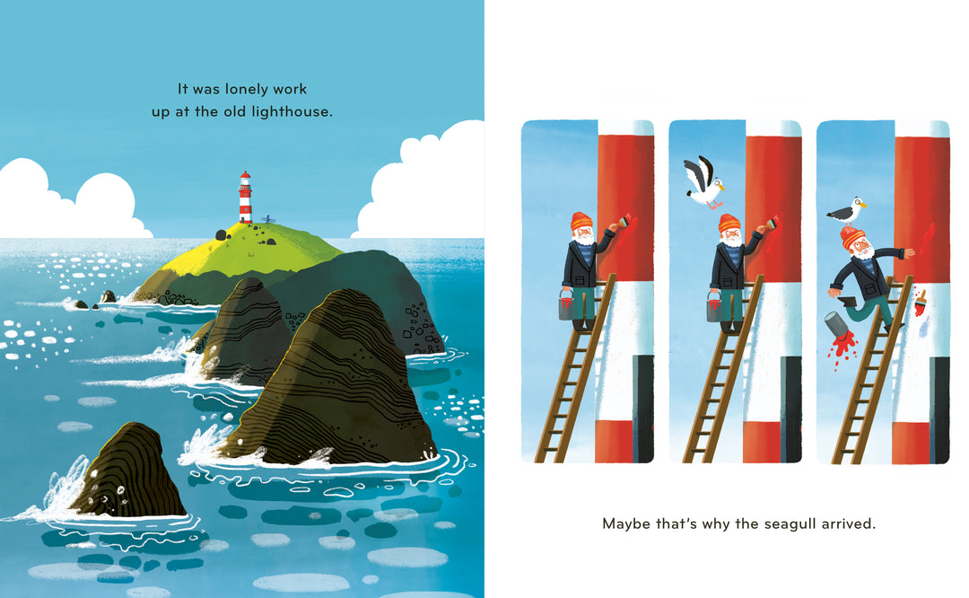 Cliff – The Man with a Seagull on his Head - Mabel & Fox