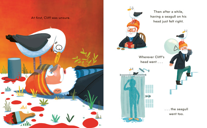 Cliff – The Man with a Seagull on his Head - Mabel & Fox