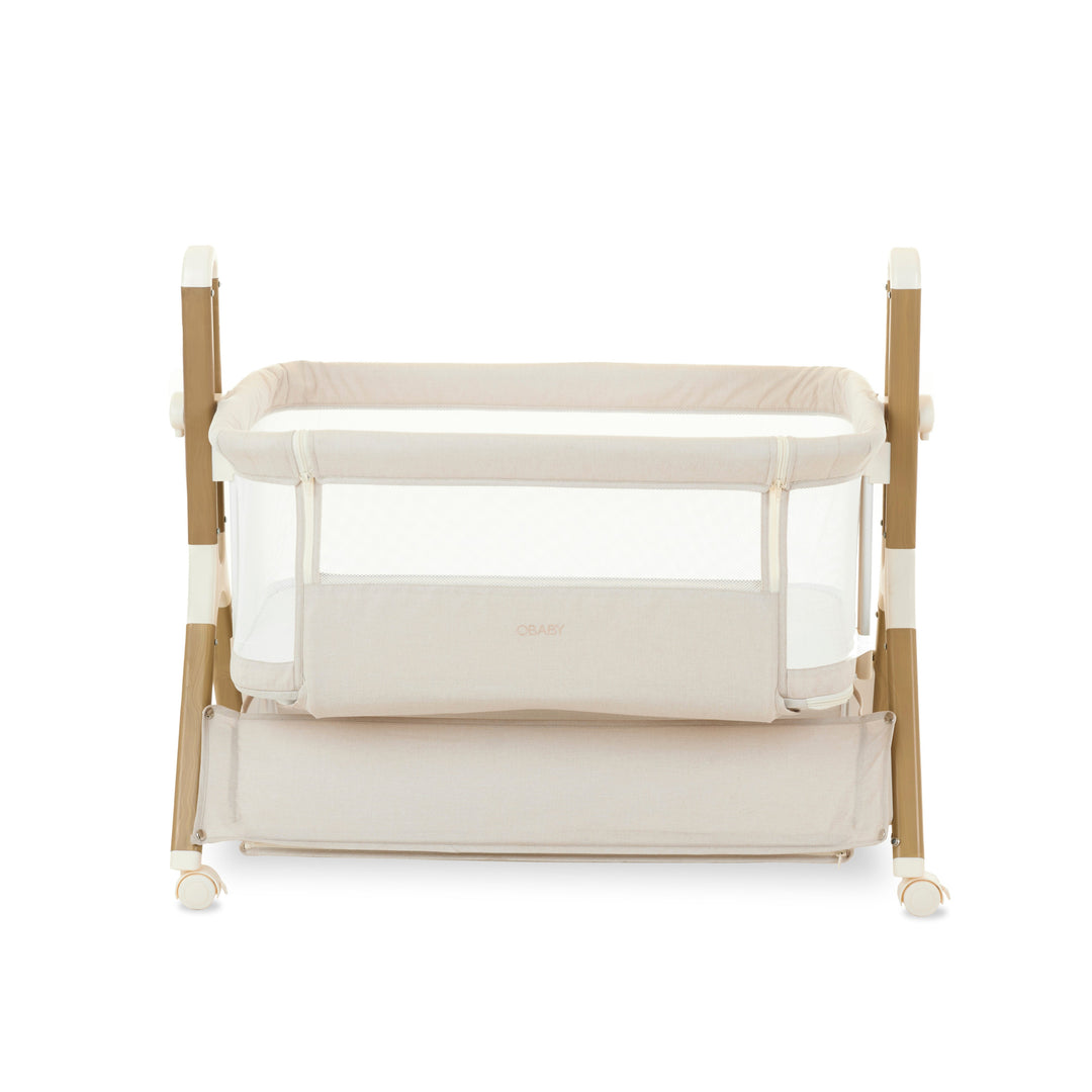 OBaby - Cloud Bedside Crib - Oatmeal