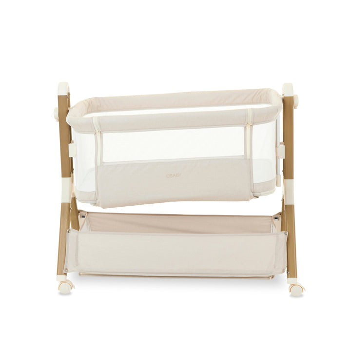 OBaby - Cloud Bedside Crib - Oatmeal