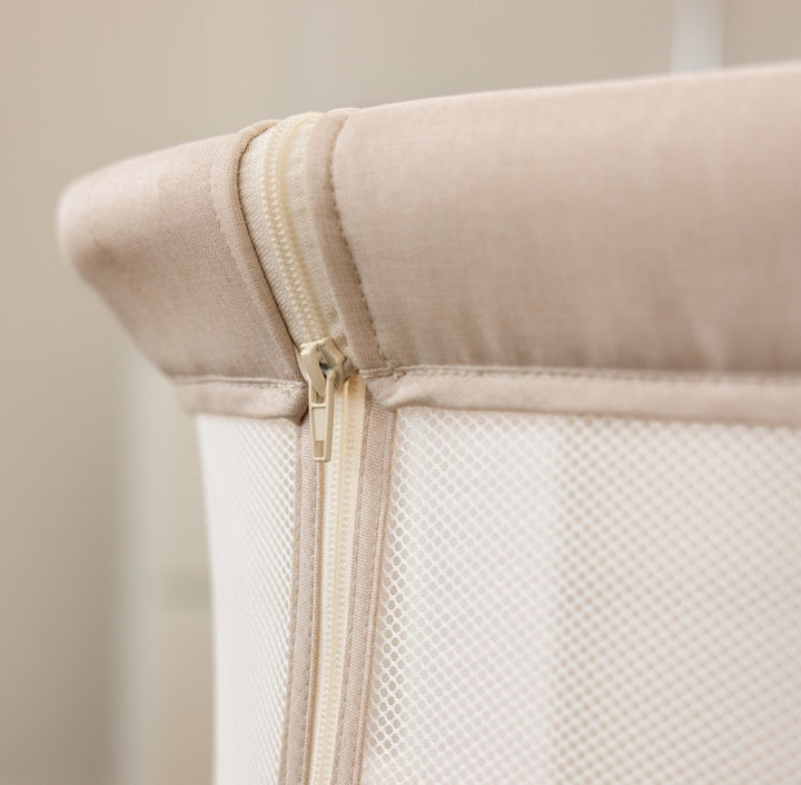 OBaby - Cloud Bedside Crib - Oatmeal